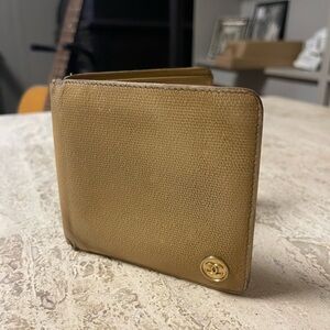 Chanel Tan Leather Wallet